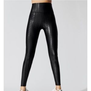 Carbon 38 Hi Shine Tamara Houndstooth Leggings XS